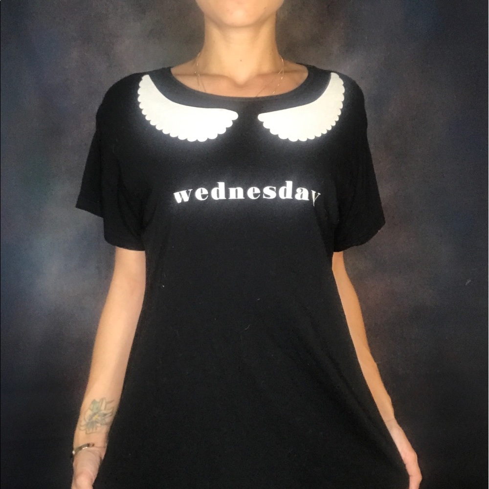 Wildfire slouchy Wednesday Addams T-shirt